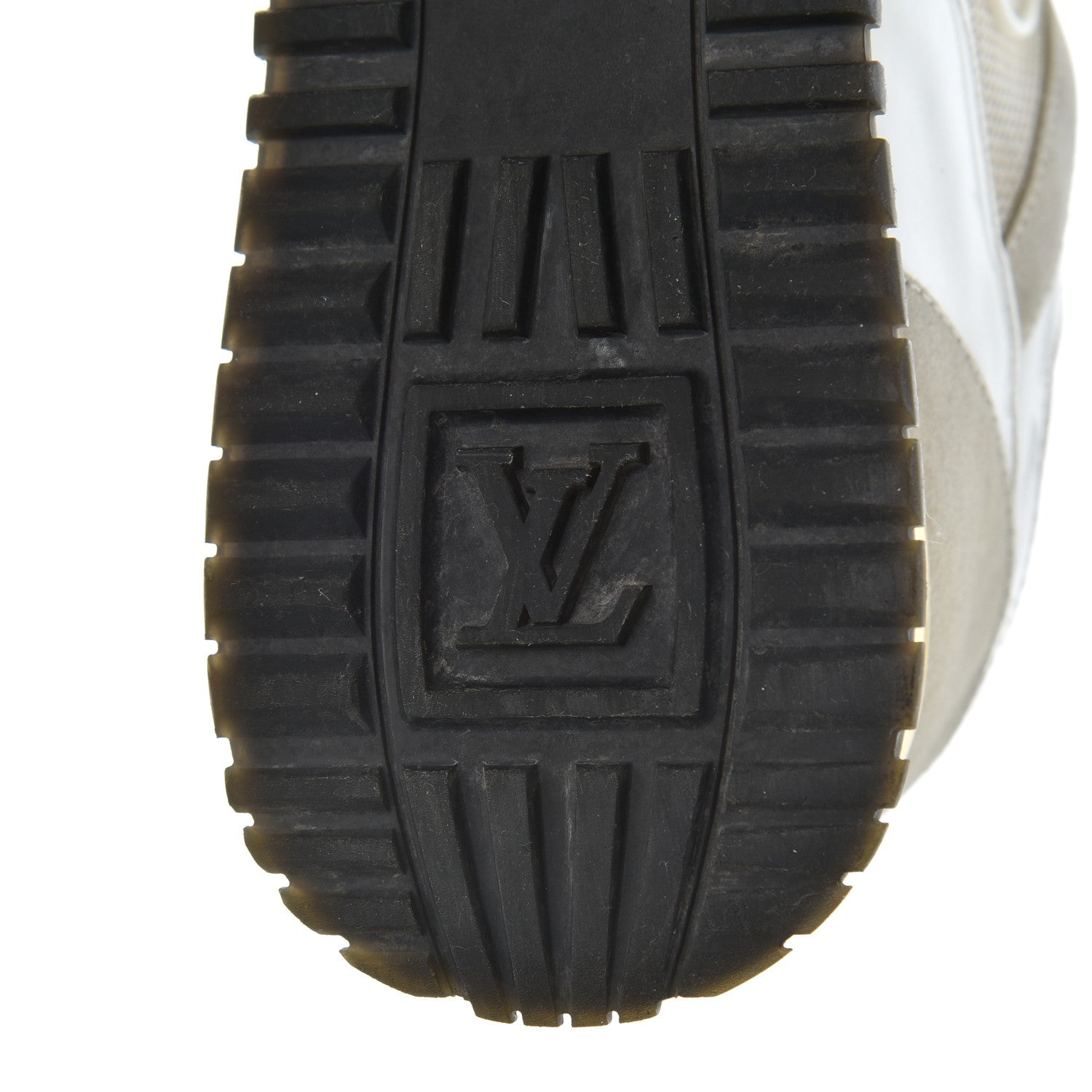 Louis Vuitton Suede Reverse Monogram Run Away Sneakers 37 White 7 of 24