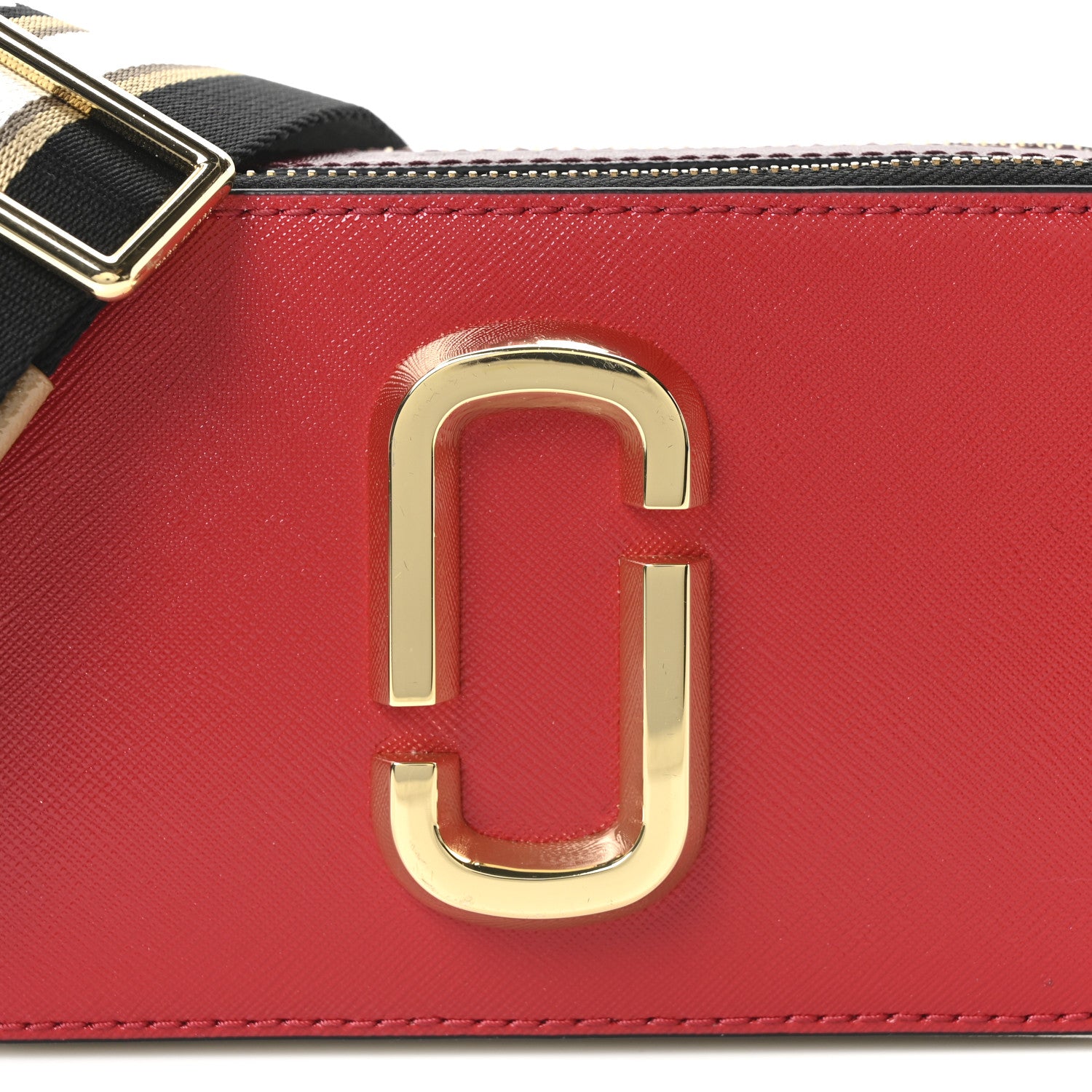 Marc Jacobs Saffiano Small Snapshot Camera Bag Red Multicolor 7 of 9