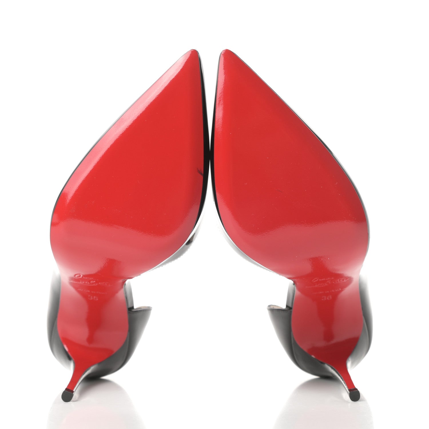 Christian Louboutin Patent Iriza 100 Pumps 36 Black 5 of 10