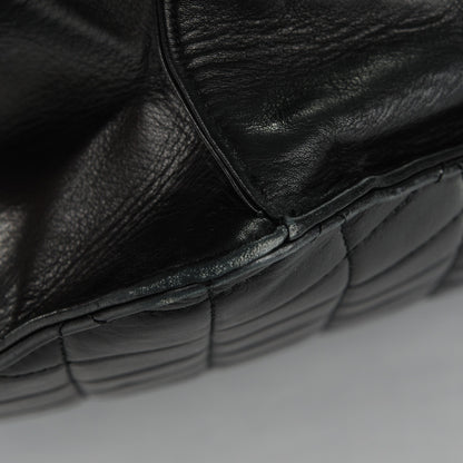 Chanel Lambskin Quilted Briefcase Laptop Bag Black 10 of 12