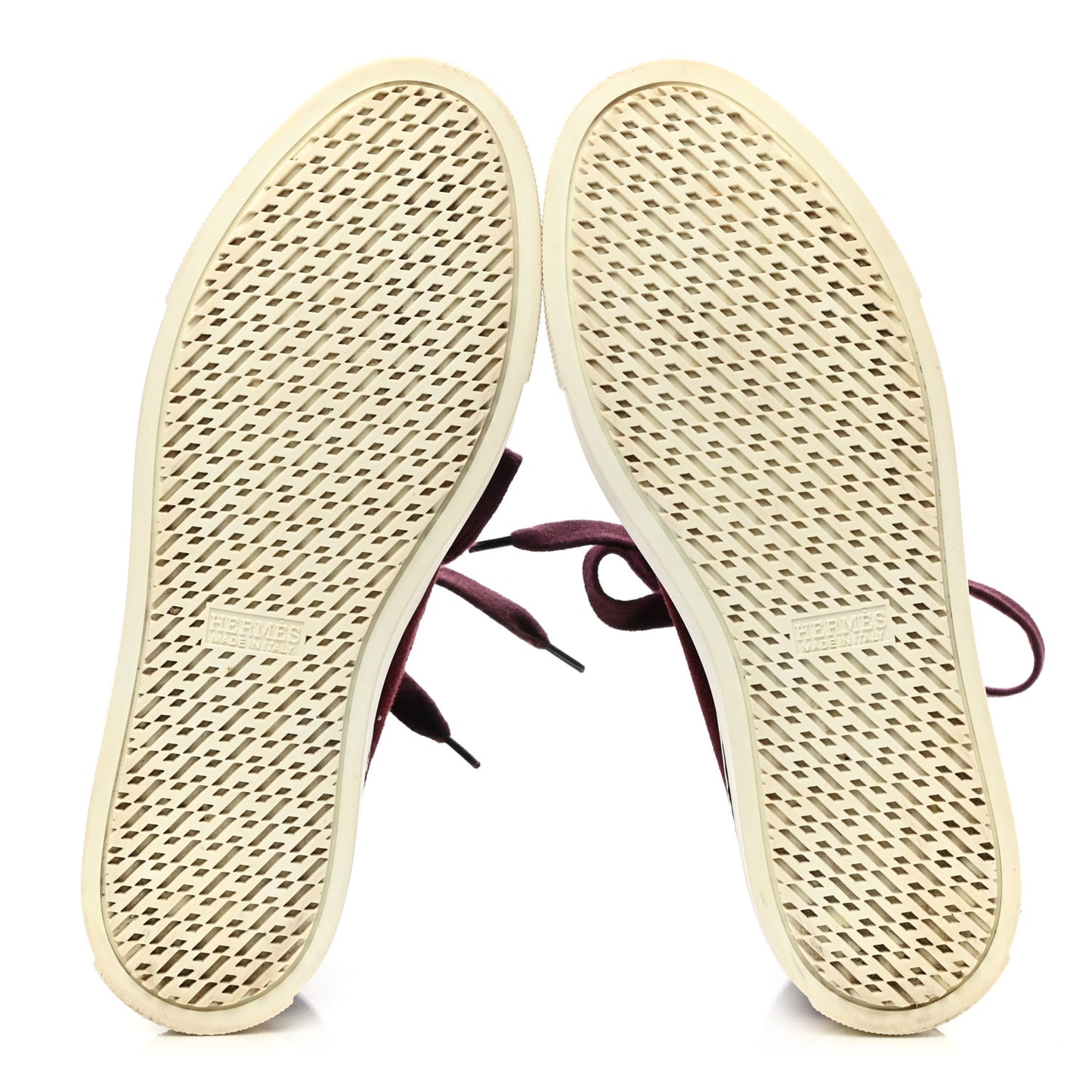 Suede Jimmy High Top Sneakers 36 Bordeaux