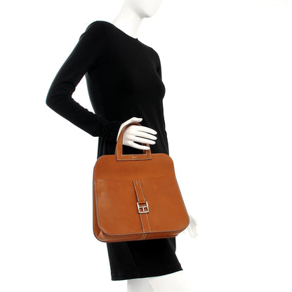 Hermes Barenia Halzan 31 Fauve Potiron 3 of 9