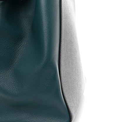 Fendi Vitello Elite Colorblock Regular 2Jours Tote Lavagna Lago Oceano 11 of 12