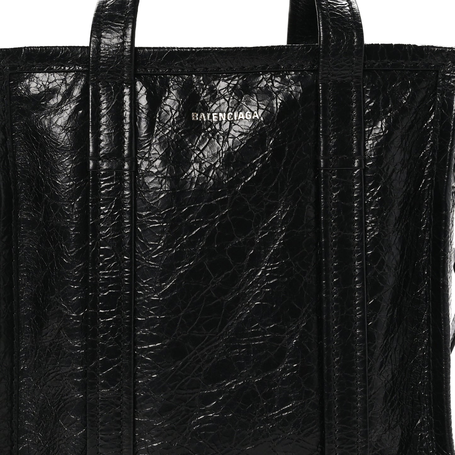 Agneau XS Bazar Shopper Tote Black