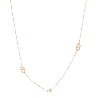 Hermes 18K Rose Gold Farandole Necklace 80 1 of 3