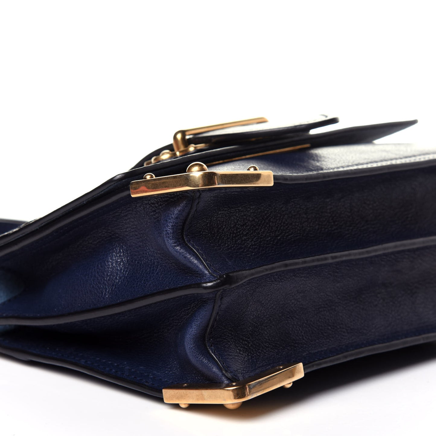 Glace Calf Soft Cahier Bag Baltico Astrale