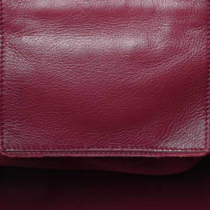 Balenciaga Veau Papier Classic Silver Hardware A4 Zip Around Tote Rouge Pourpre 12 of 38