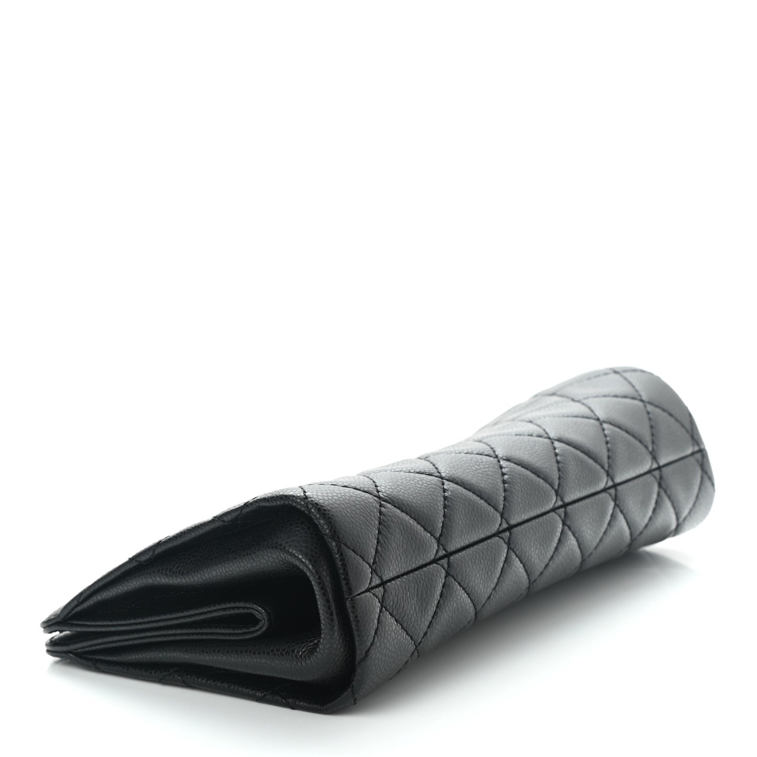 Chanel Caviar Quilted CC Clutch Black 4 of 8