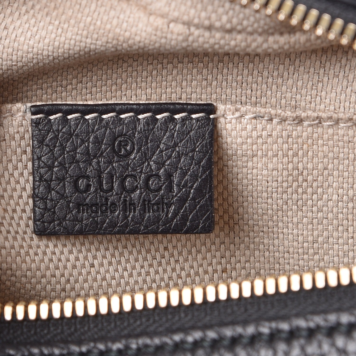 Gucci Pebbled Calfskin Small Soho Disco Bag Black 6 of 7