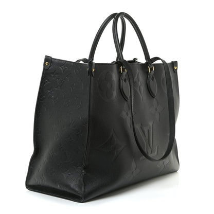 Louis Vuitton Empreinte Monogram Giant Onthego GM Black 3 of 19