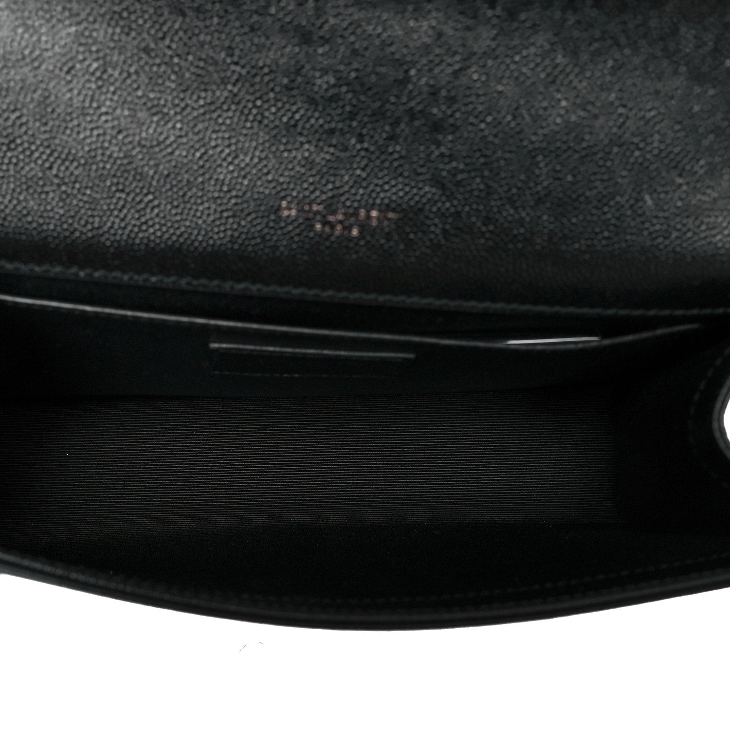 Saint Laurent Grain De Poudre Medium Classic Monogram Kate Satchel Black 5 of 10