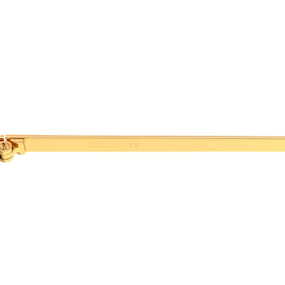 Louis Vuitton Metal Rimless Sunglasses Z0223U Gold 6 of 8