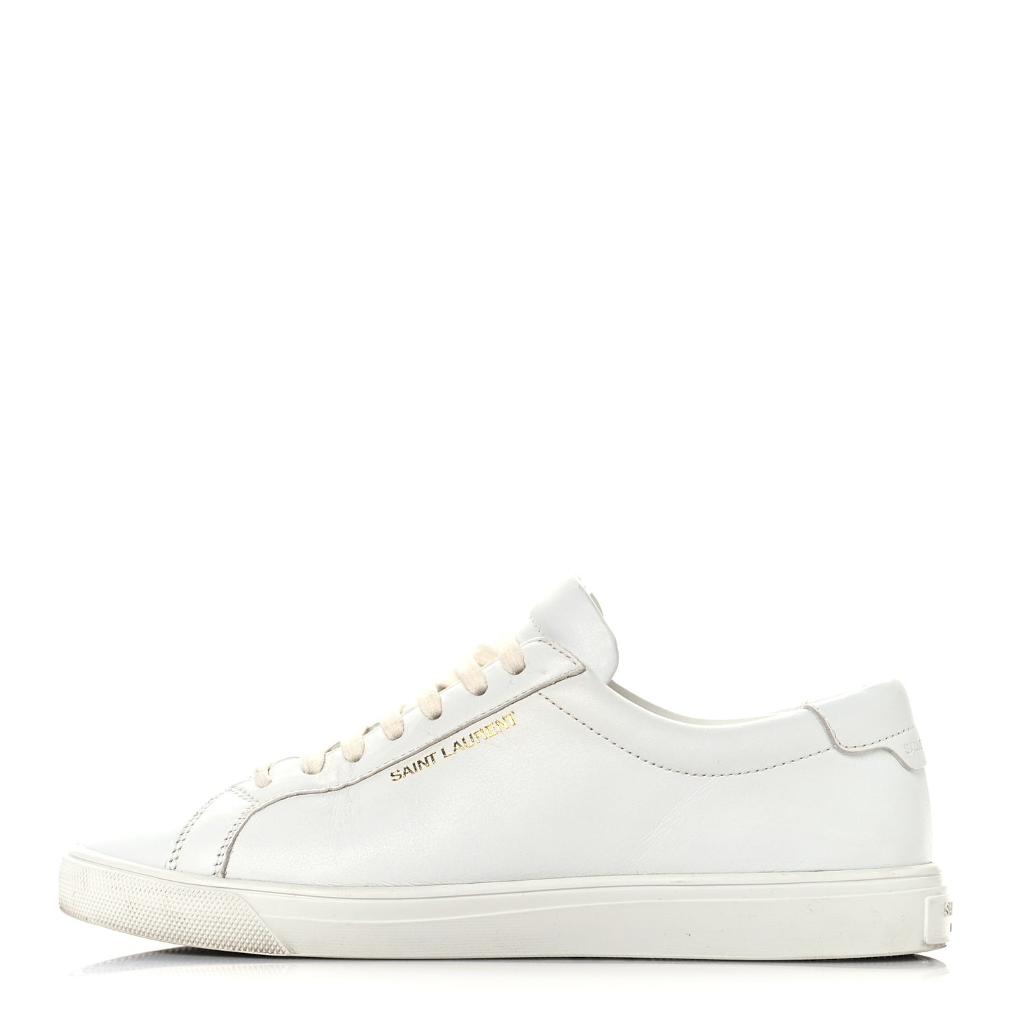 Calfskin Andy Low Top Sneakers 37.5 Blanc Optique