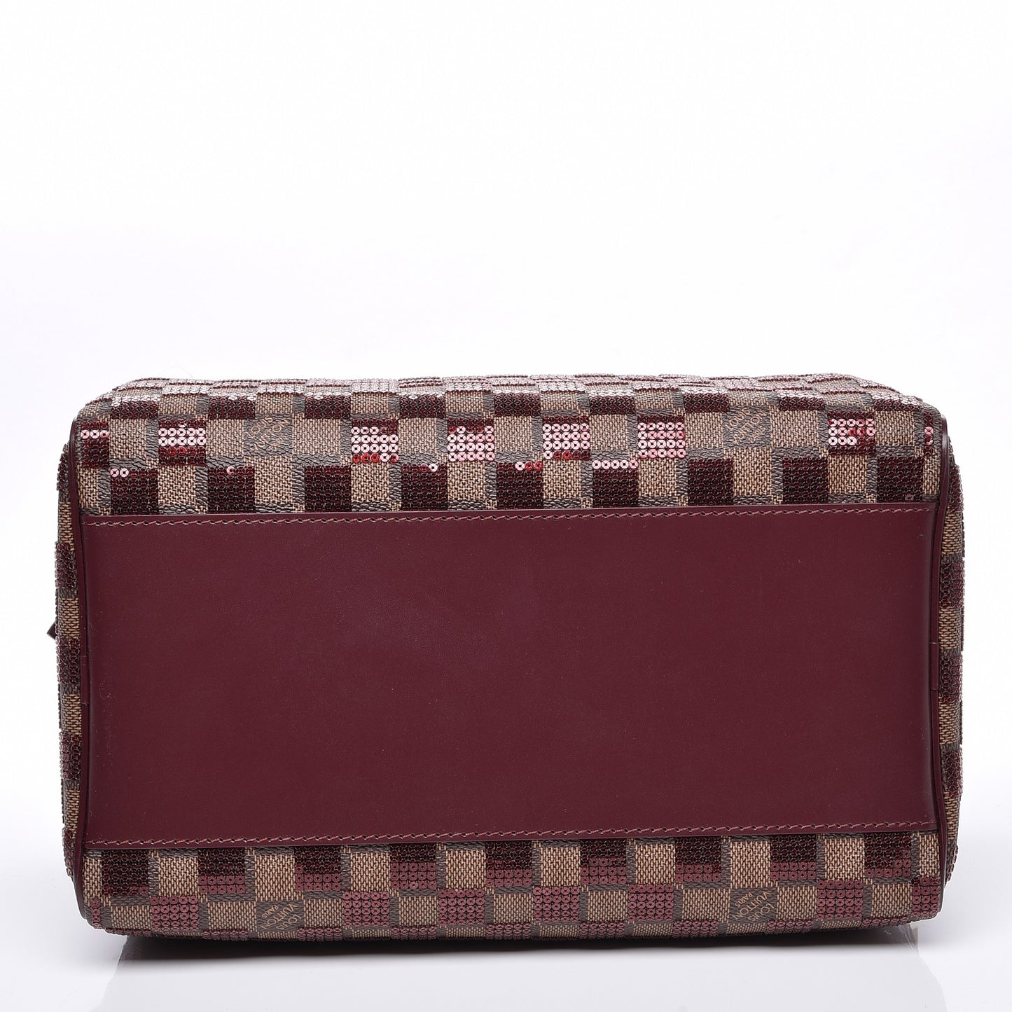 Damier Paillettes Speedy 30 Rouge