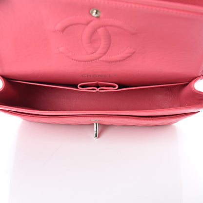 Chanel Caviar Quilted Medium Double Flap Dark Pink 7 of 11