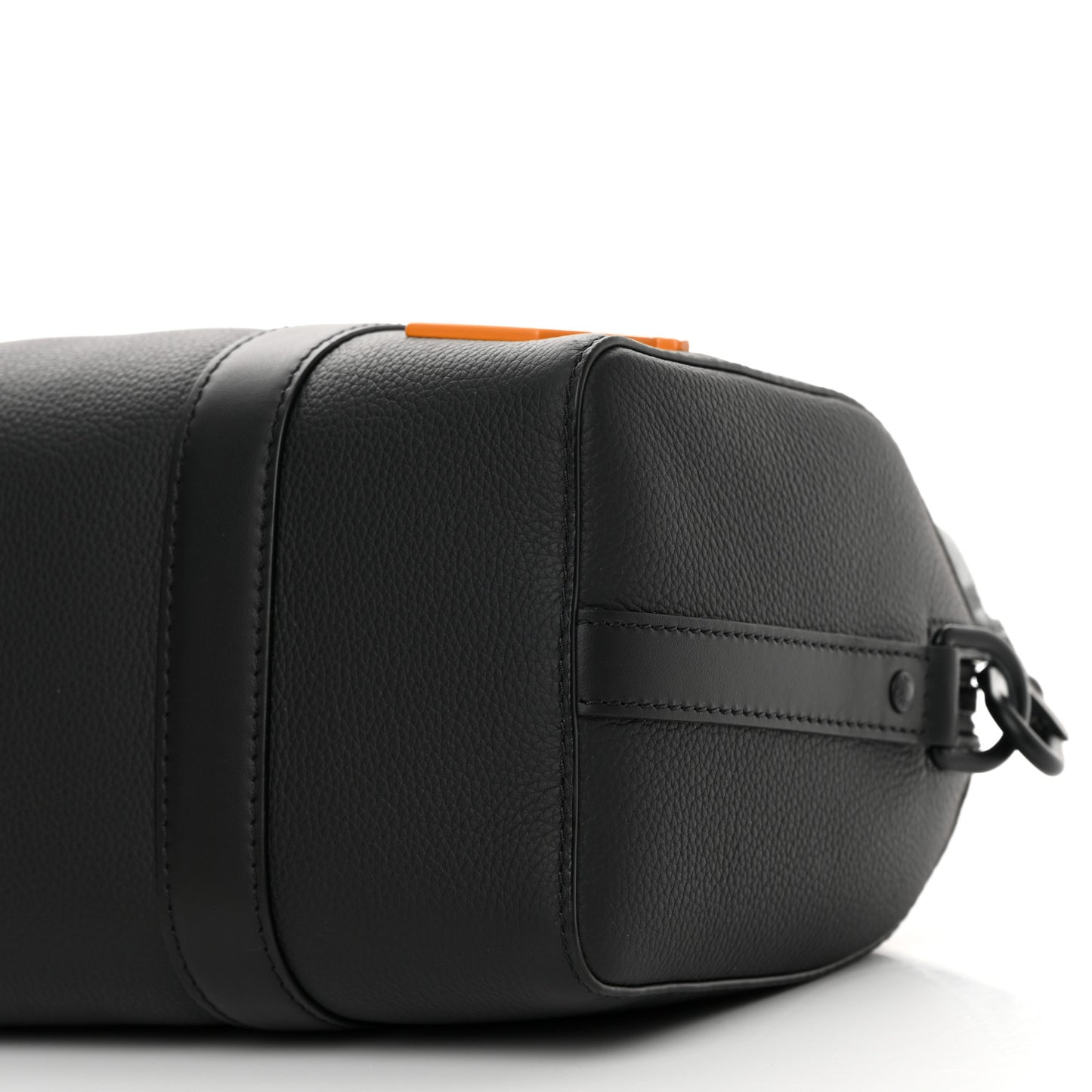 Calfskin Damier Distorted City Keepall Black