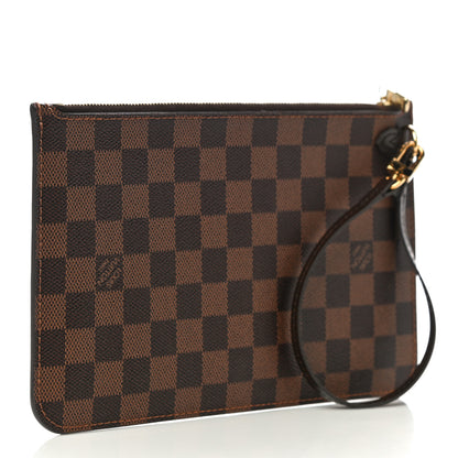 Louis Vuitton Damier Ebene Neverfull MM GM Pochette 3 of 10