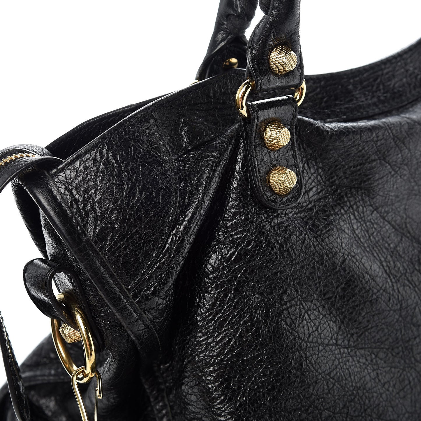 Agneau Giant 12 Gold Hardware City Black