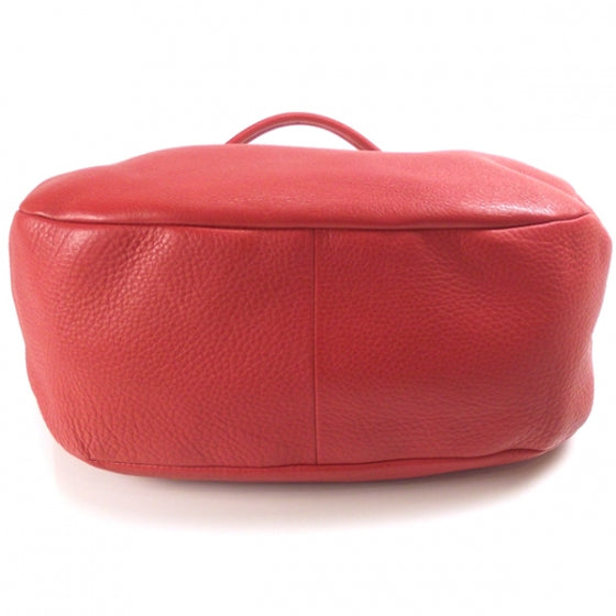 Prada Cervo Lux Hobo Fuchsia Red 4 of 12