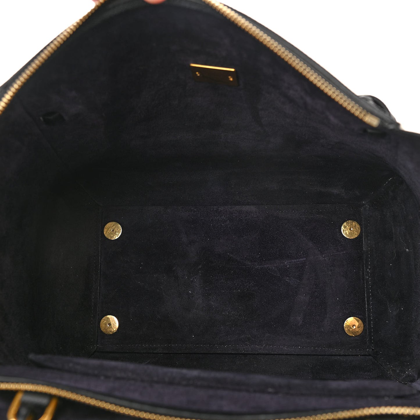 Grained Calfskin Small Belt Bag Black