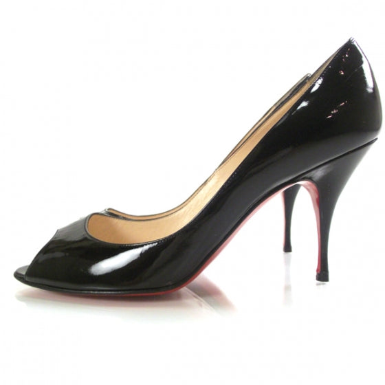Christian Louboutin Patent You You 85 Pumps 39 Black 2 of 6