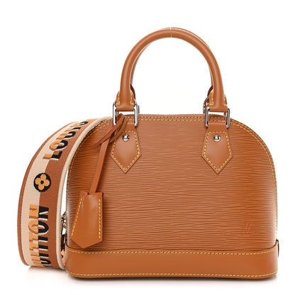 Louis Vuitton Epi Jacquard Alma BB Honey Gold 1 of 12