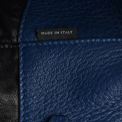 Prada Cervo Deerskin Twin Pocket Tote Bleuette 8 of 9
