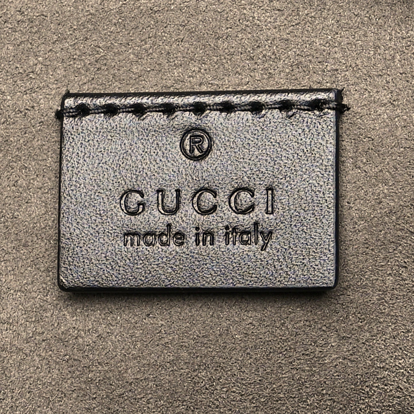 GG Supreme Monogram Medium Backpack Black