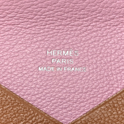 Hermes Chevre Mysore Verso Calvi Duo Card Case Quebracho Mauve Sylvestre 6 of 8