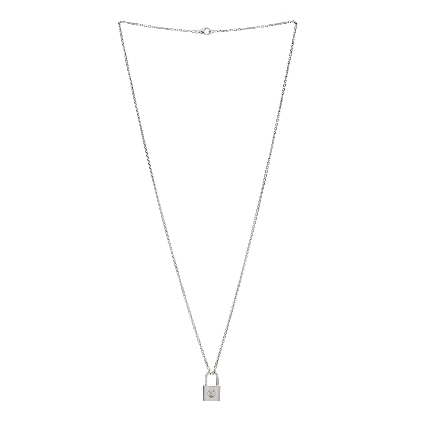 Sterling Silver Lockit Necklace