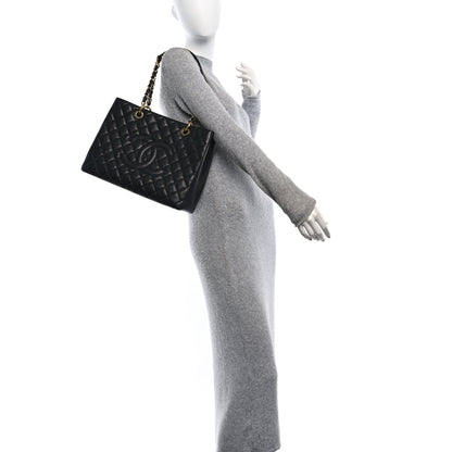 Chanel Caviar Quilted Grand Shopping Tote GST Black 5 of 22