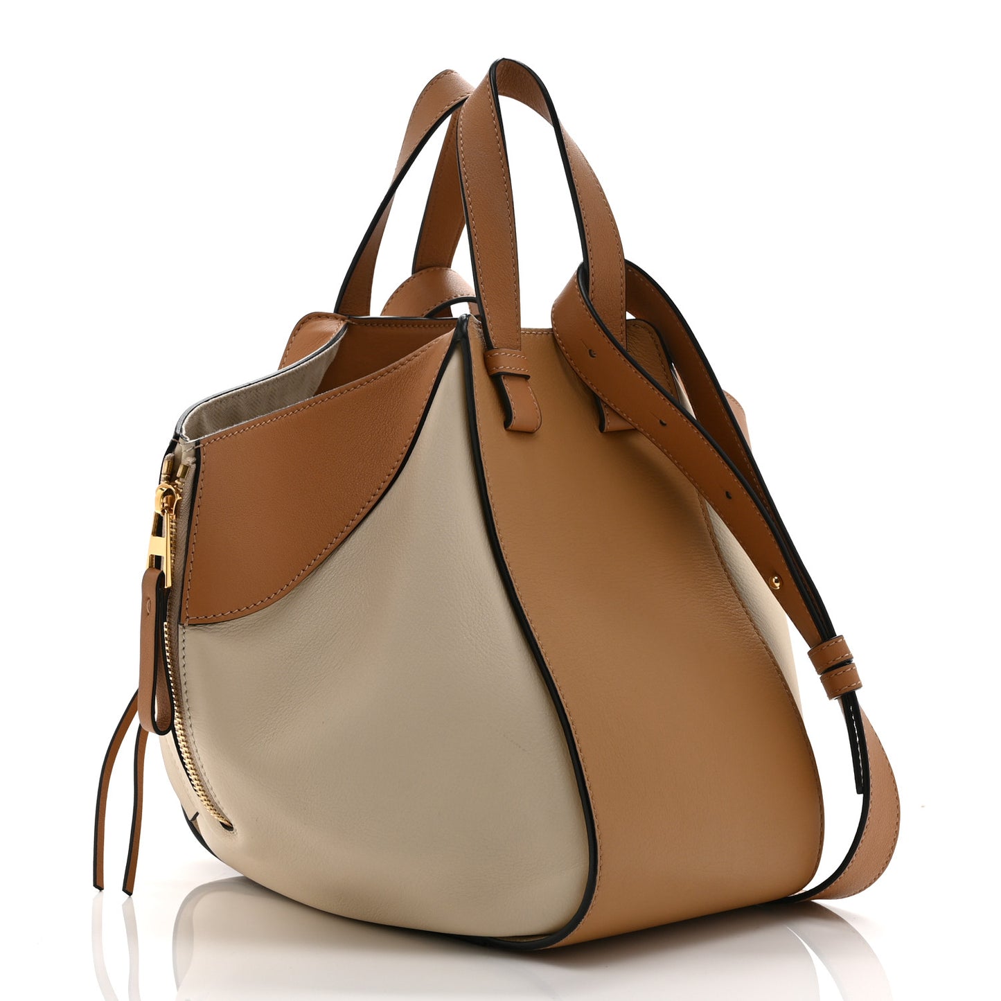 Calfskin Small Hammock Shoulder Bag Dune Warm Desert