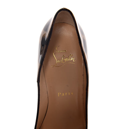 Christian Louboutin Patent Leopardino So Kate 120 Pumps 35.5 Brown 6 of 8