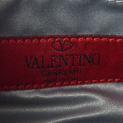 Valentino Garavani Vitello Mini Rockstud Crossbody Saddle Bag Light Stone 8 of 10