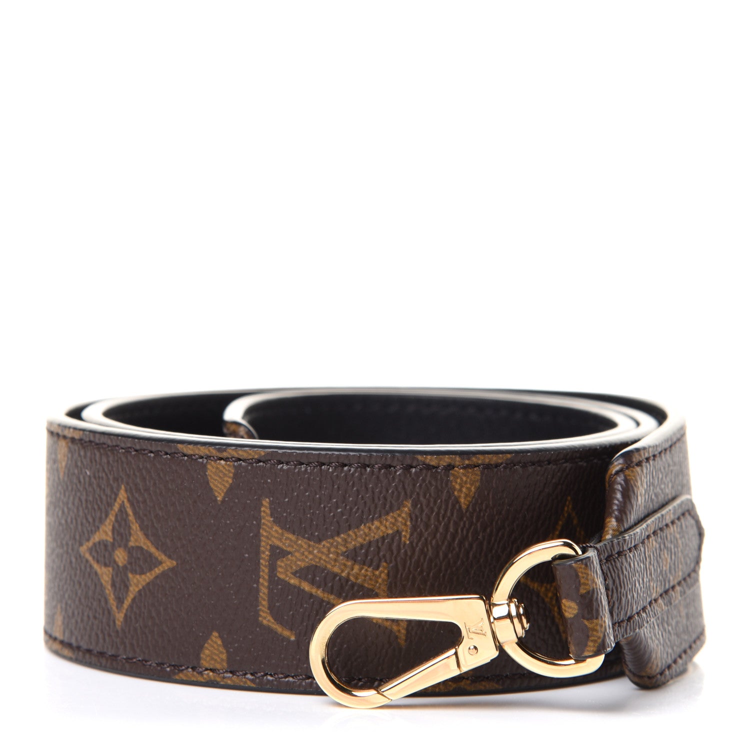 Louis Vuitton Monogram Bandouliere Shoulder Strap Black 1 of 5