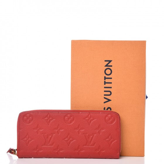 Louis Vuitton Empreinte Clemence Wallet Cherry 10 of 10