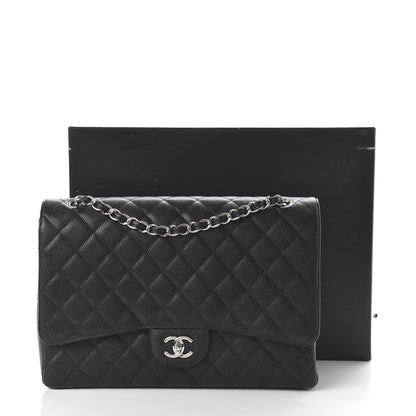 Chanel Caviar Quilted Maxi Single Flap Black 10 of 10