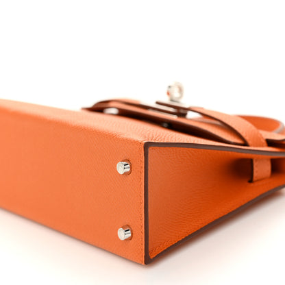 Hermes Epsom Mini Kelly Sellier 20 Orange 9 of 11