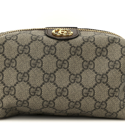 Gucci Soft GG Supreme Monogram Calfskin Medium Ophidia Cosmetic Case Beige Ebony New Acero 8 of 8