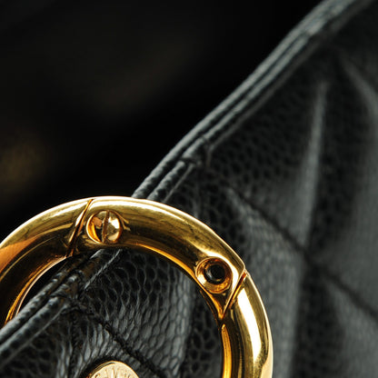 Chanel Caviar Quilted Grand Shopping Tote GST Black 8 of 8