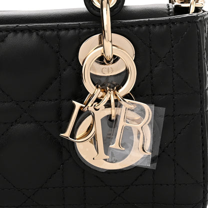 Christian Dior Lambskin Cannage Micro Lady D-Joy Black 8 of 10