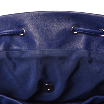 Chanel Lambskin Quilted Large Urban Spirit Backpack Blue 17 of 17