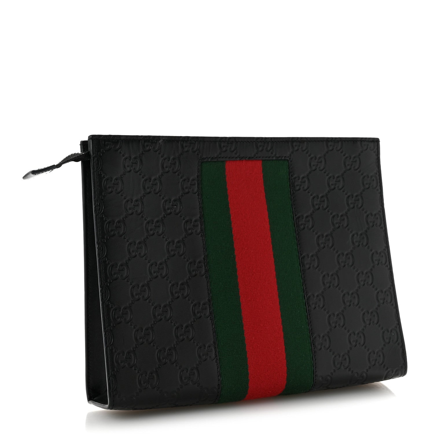 Gucci Guccissima Signature Web New Web Cosmetic Case Black 3 of 11