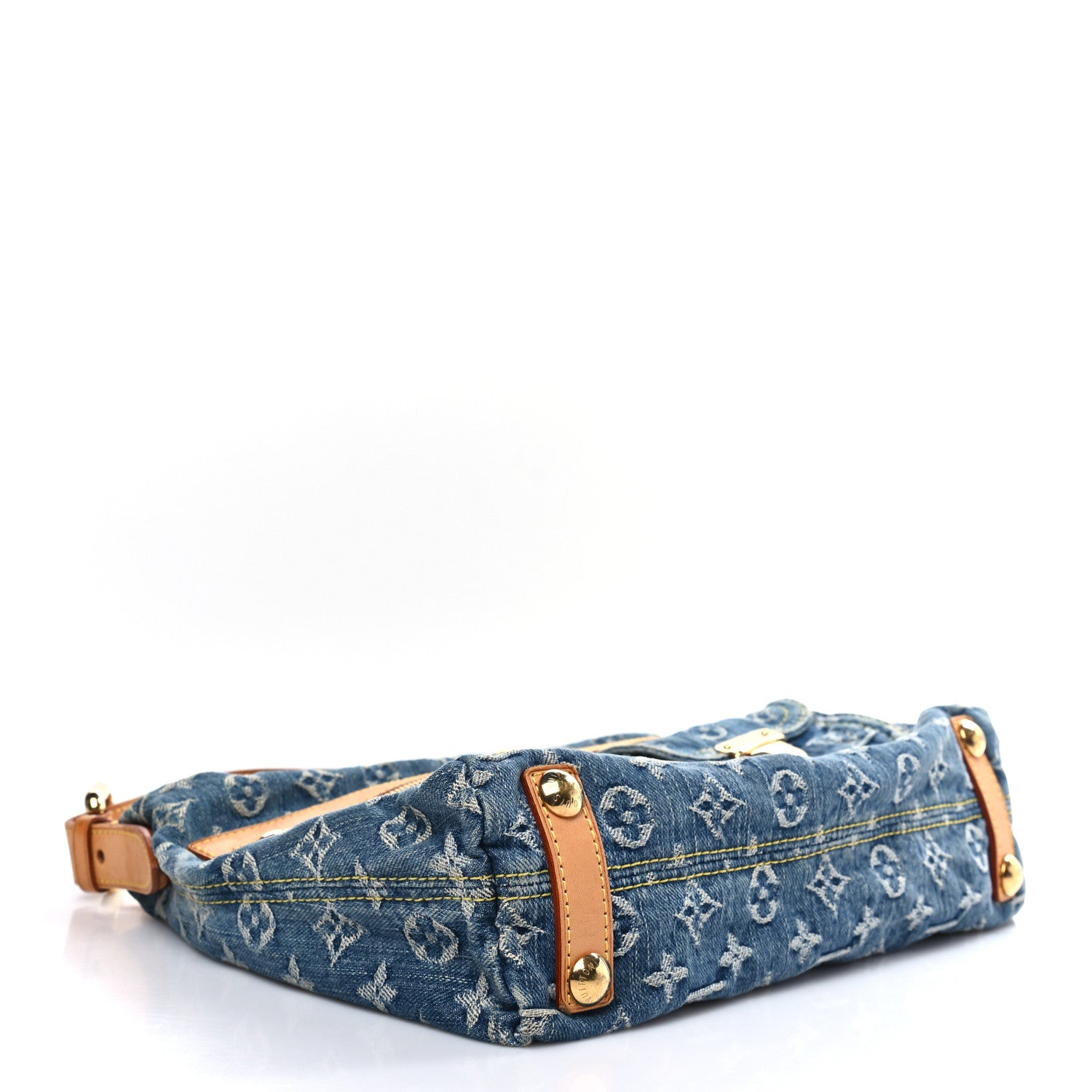 Louis Vuitton Monogram Denim Baggy PM Blue 4 of 8