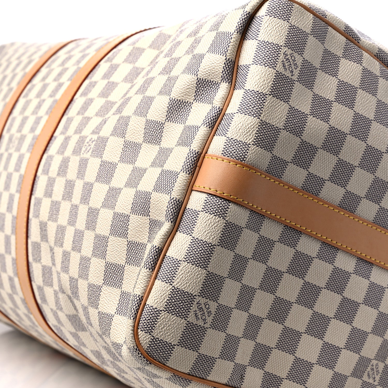 Louis Vuitton Damier Azur Keepall Bandouliere 55 8 of 20
