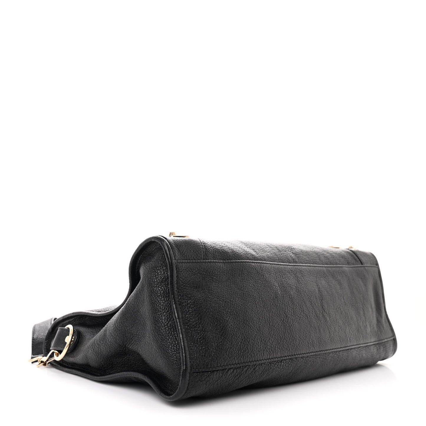 Chevre Gold Metallic Edge Hardware City Black