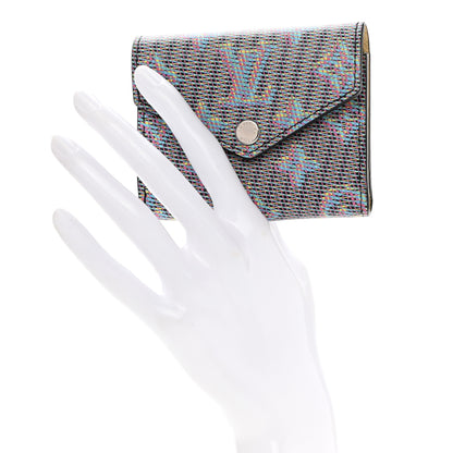 Louis Vuitton Monogram LV Pop Zoe Wallet Blue 2 of 7