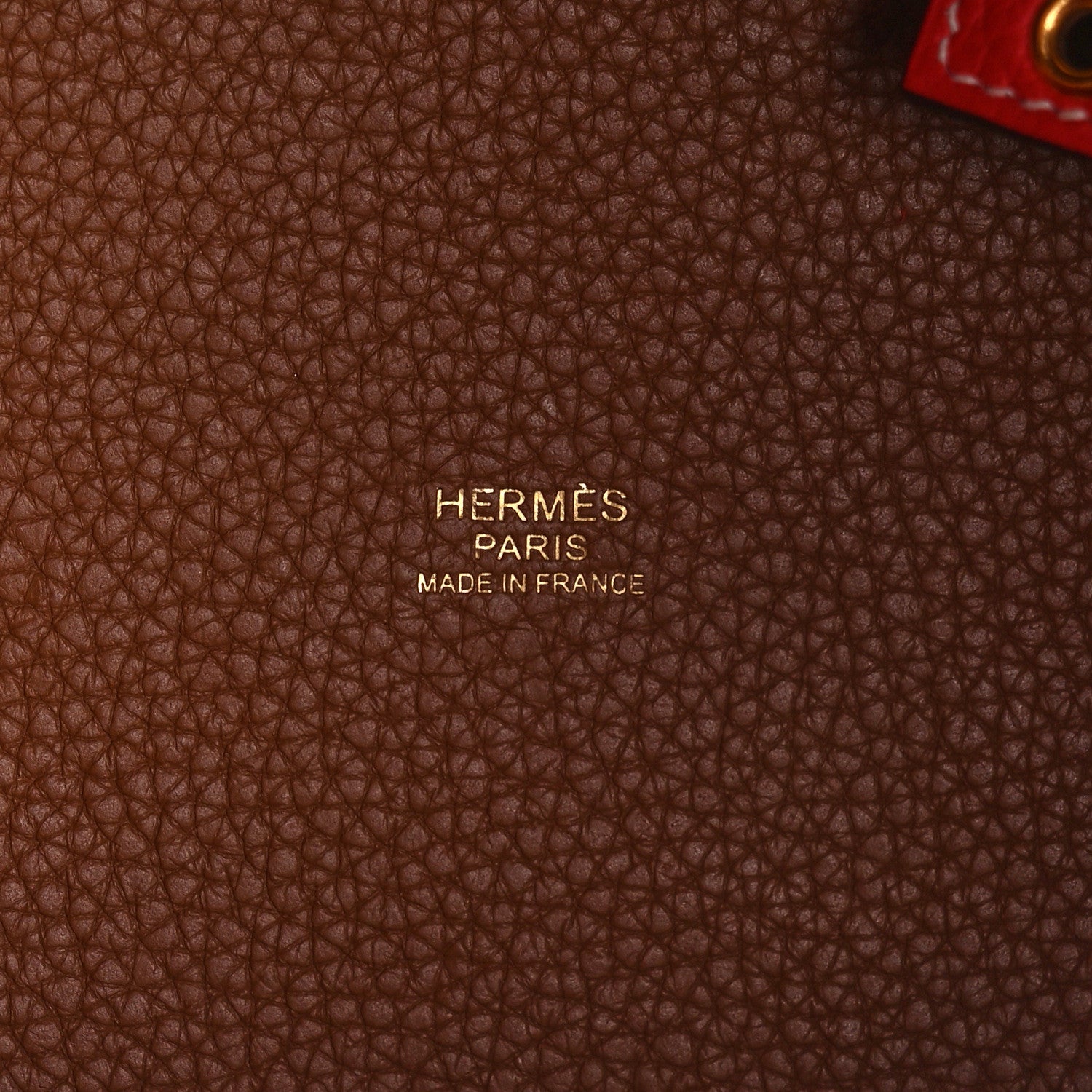 Hermes Taurillon Clemence Picotin Lock Picotin 18 PM Rouge De Coeur Gold 6 of 10