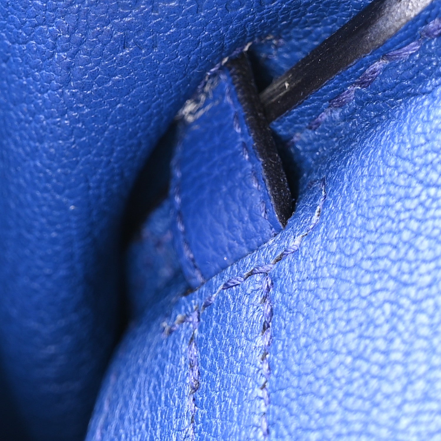 Hermes Togo Birkin 25 Bleu Electrique 7 of 11
