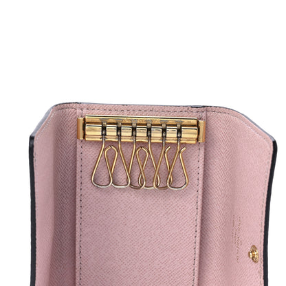 Louis Vuitton Damier Ebene Multicles 6 Key Holder Rose Ballerine 6 of 11
